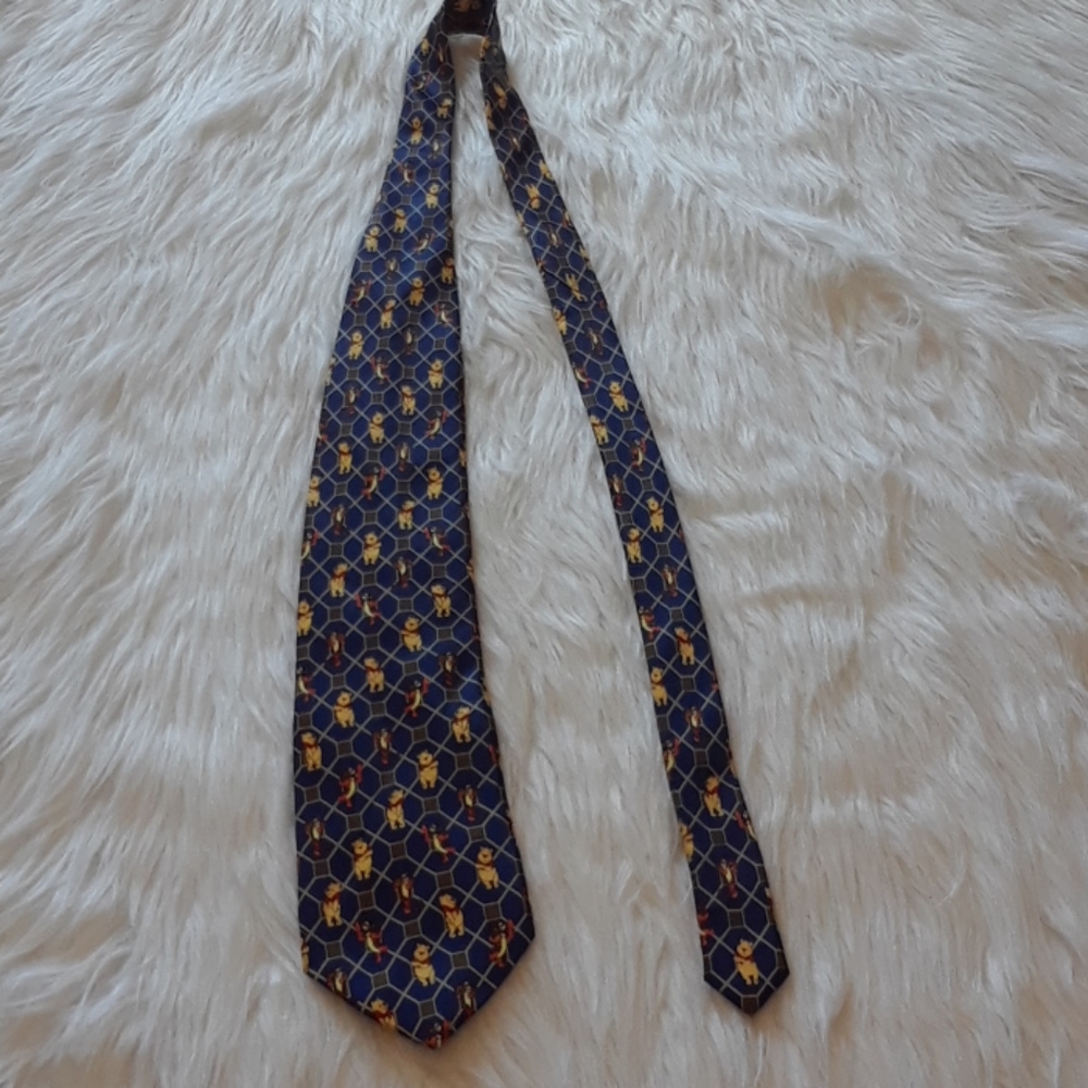 *POOH* WINNIE THE POOH NECKTIE 💙💛💙 - Picture 4 of 10